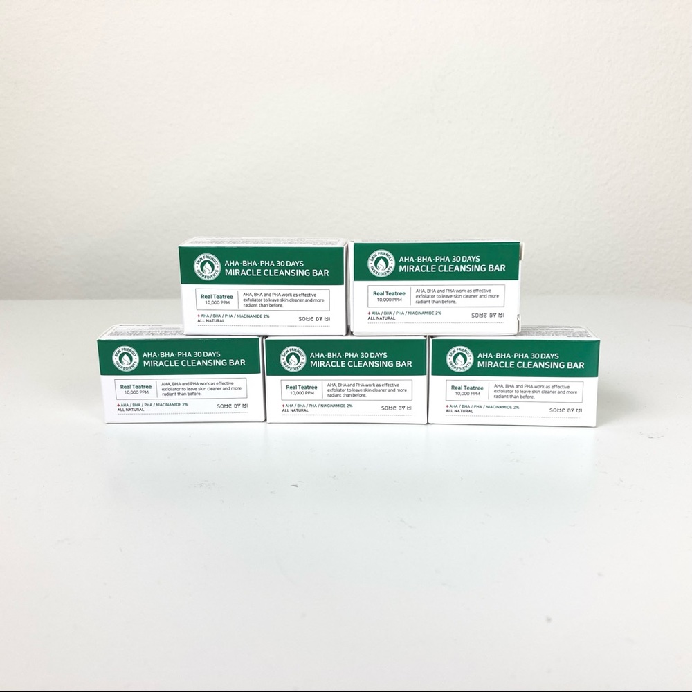 Some by Mi Miracle Cleansing Bars, set of 5 mini's